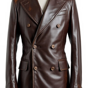Women’s Premium Leather Blazer Coat