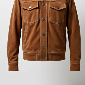 Premium Brown Suede Leather Jacket