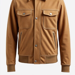 Men’s Tan Leather Jacket