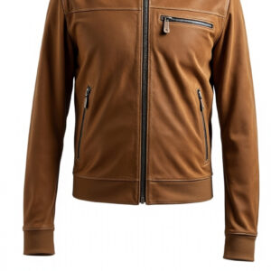 Men’s Classic Brown Leather Jacket